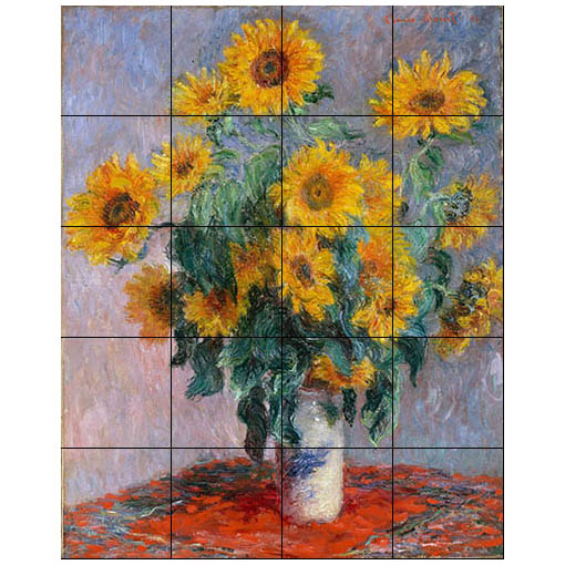 Monet "Bouquet Sunflowers"